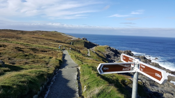 John took this photo of the trail along Malin Head, which he called “tame,” at least in this stretch.